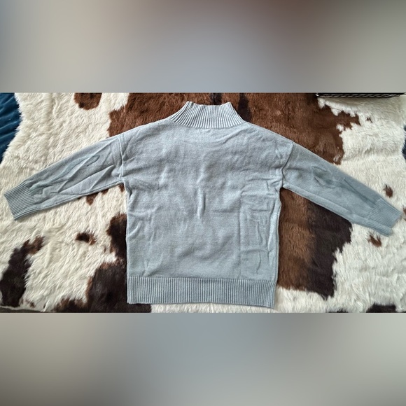 Women’s autumn/winter knit pants and sweater matching set in powder blue. - Picture 12 of 12